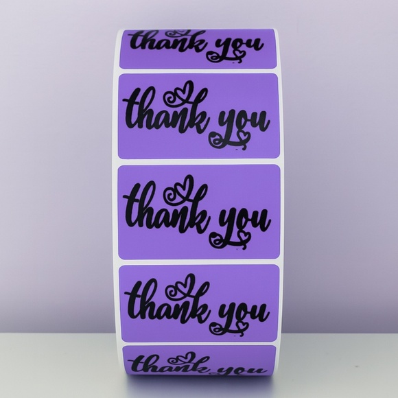Small Business Thank You Stickers - Heart Packaging -Customer Appreciation label - Picture 3 of 11